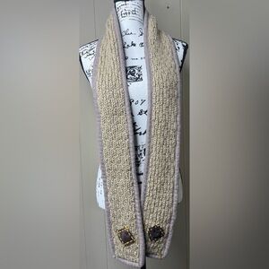 Nobis Wool Thick Chunky Knit Double Sided Womens Scarf